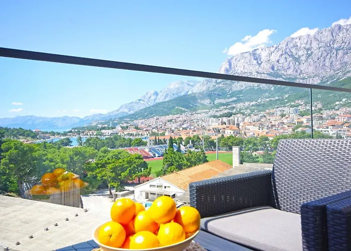Atlantis Lux With Pool Lägenhet Makarska